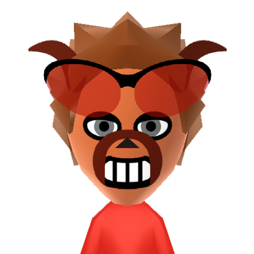 Foxy Mii character preview