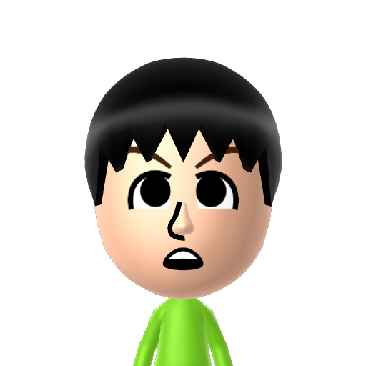 oggy Mii character: NNID: oggydpoggy