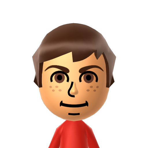 tooter Mii character: from My Wii U Friend List (July 2017) [@AwesomeGamerland]