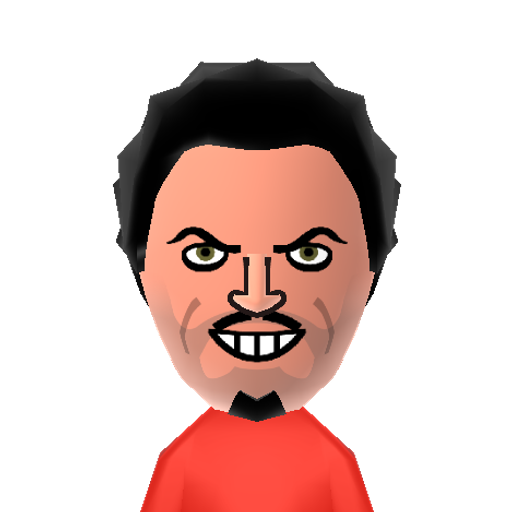 Torrance Mii character: The notorious villain protagonist from Stanley Kubrick's "The Shining" (film based on Stephen King novel).