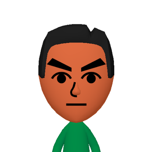 no name Mii character: This Mii is from the Switch SDK as a SampleDB Mii.