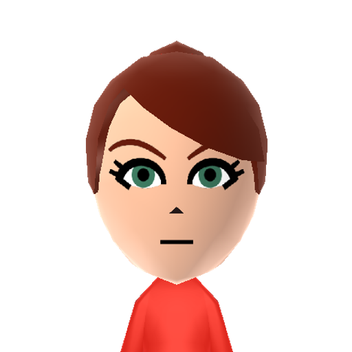 Pyrrha Mii character: A member of Team JNPR on Rooster Teeth's cartoon, "RWBY".