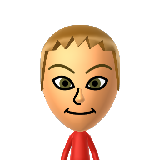 Riley Mii character: NNID: megaforceRMD