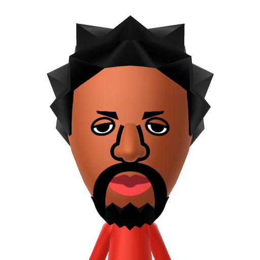 WyclefJean Mii character: Wyclef Jean member of the Hip Hop Group The Fugees.