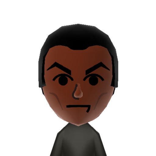 rhody Mii character: Iron man's sidekick from "Iron Man" comics and movies.