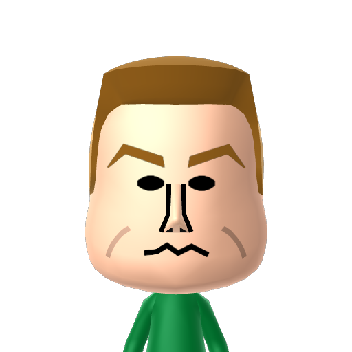 팝팟팠팡팥패팩팬팰팸 Mii character: This is a Mii for testing Mii nicknames.