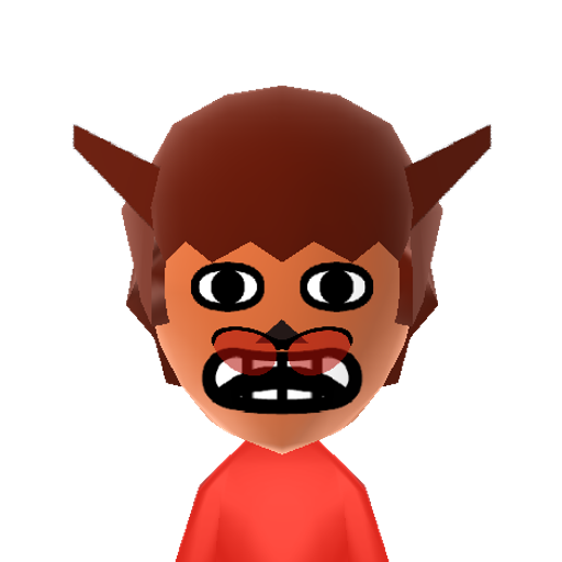 Foxy Mii character: From the game "Five Nights at Freddy's".
