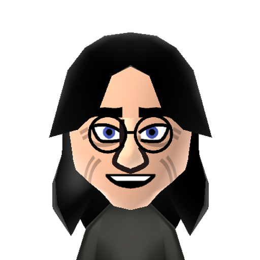 Geddy Lee Mii character: Lead singer and bass player for the Canadian rock band Rush.
