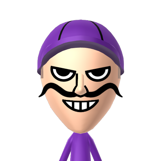 Waluigi Mii character: These are extracted and derived from the Mii Central Miis from the 3DS Miitopia.