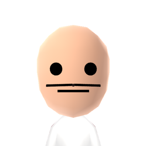 Poker Face Mii character: Internet meme. Huh.