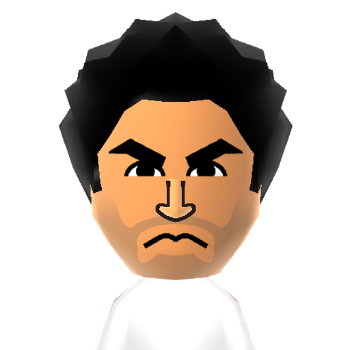 Segata Mii character: The mascot of Sega's console, the Sega Saturn.