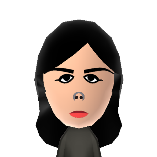 SaraSlvrmn Mii character: Comedian famous for her topical and often raunchy humor.
