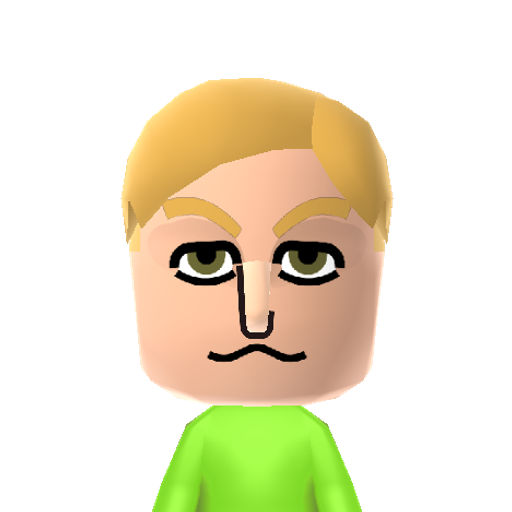 Mii64 Mii character: A Mii found in unused WaraWara files