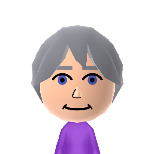 Nitori Mii character: Member of the Samezuke Swim Team in the anime "Free!" and "Free! Eternal Summer". (Character is male. Mii is female.)