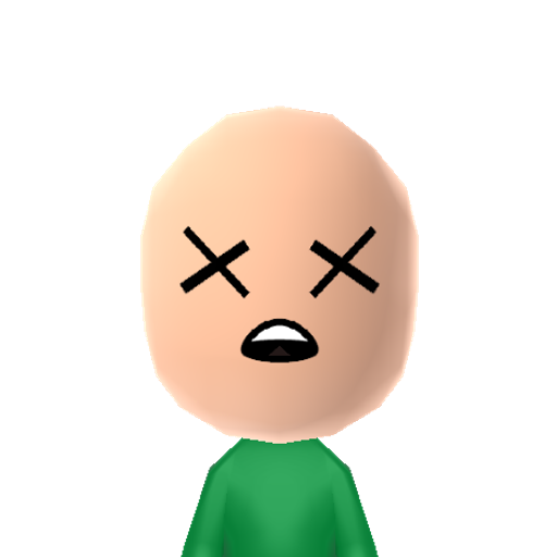 Pestilence Mii character: From the indie game "The Binding of Isaac". One of the six Horsemen. He floats about, firing explosive green tears into the air that explode. Even his head explodes when Isaac cries too much at him!