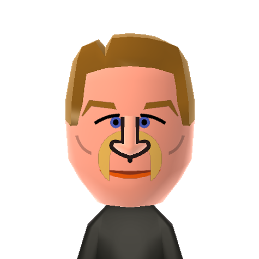 Pat Swayze Mii character: Actor who played romantic leading men in "Dirty Dancing" and "Ghost".
