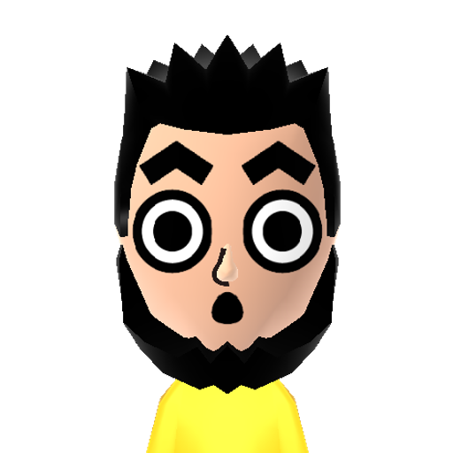 YouTuber Mii character: A Mii uploaded to Check Mii Out Channel