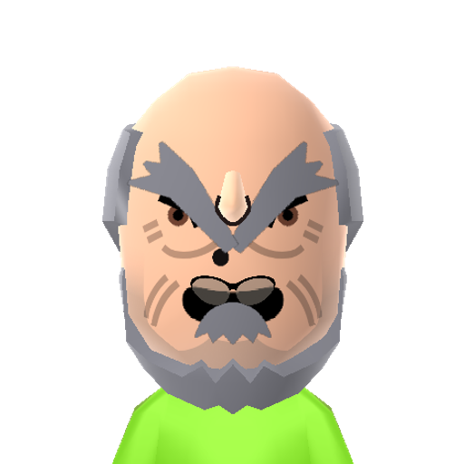 Doomsday Mii character: The DC super-villain that has famously killed Superman.