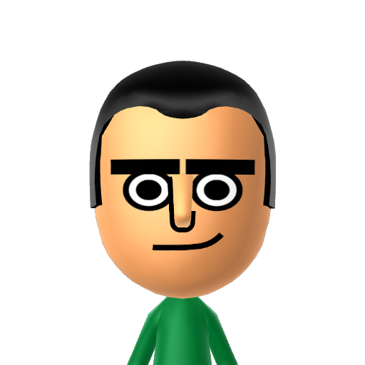 Brick Mii character: from Total Drama Miis QR Codes [@michellemagnuson5108]
