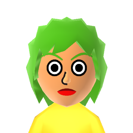 Sissy Mii character: Sissy Villain
