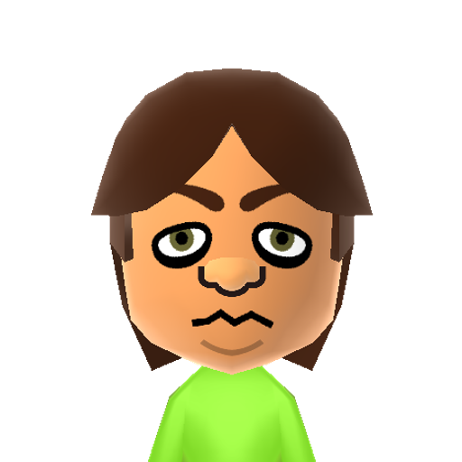 Ashton Mii character: A Mii from Preston's Custom Mii Modpack (WS)