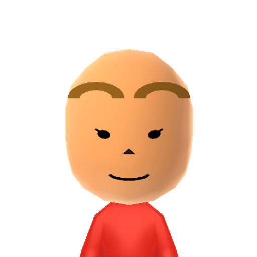 Whinnie Mii character: The silly old bear from the cartoon "Winnie the Pooh".