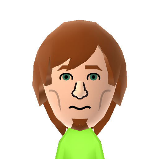 Shaggy Mii character preview