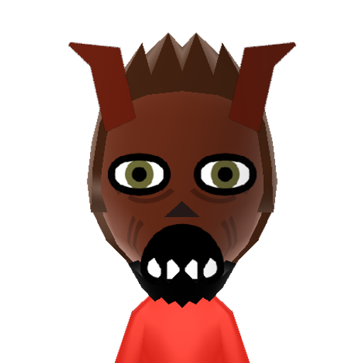 Foxy Mii character preview
