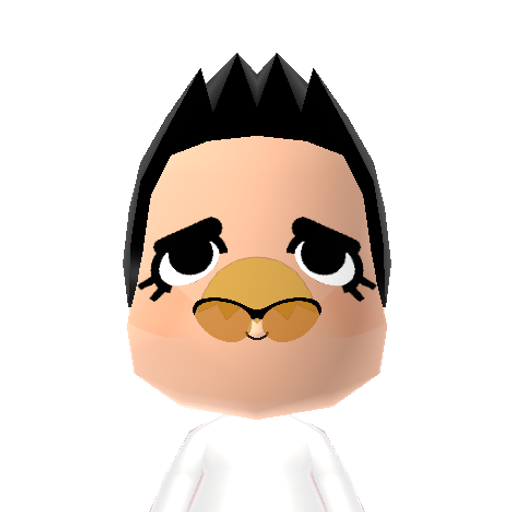 White bird Mii character: The white bird or "Matilda" from Angry Birds