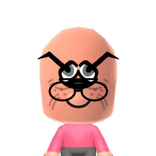 Courage Mii character: The scared yet courageous dog from "Courage the Cowardly Dog". "I just know something bad is going to happen!"