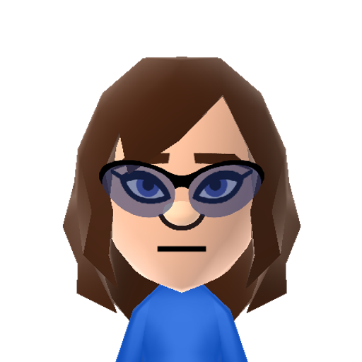 Sapphire Mii character preview