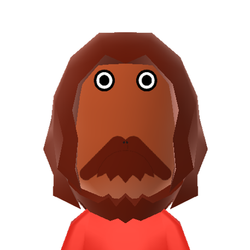 Red Guy Mii character preview