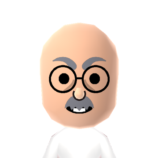 Calamitous Mii character: The villain from Jimmy Neutron who is Jimmy's nemesis, Beautiful Gorgeous' father, and Ms. Fowl's former student. Voiced by Tim Curry.