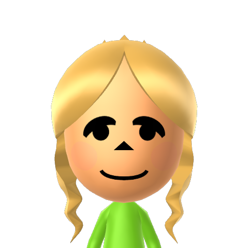 Isabelle Mii character: A Mii from Wii Sports On Steroids, a mod for WIi Sports