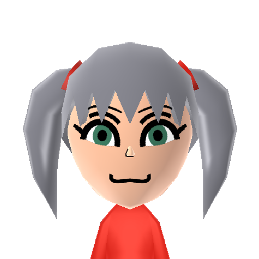 DokuroChan Mii character: The violent 12 year old protagonist of the anime "Bludgeoning Angel Dokuro-Chan".