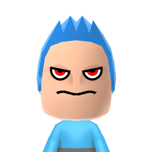 ウォーターガルボロス Mii character: ウォーター