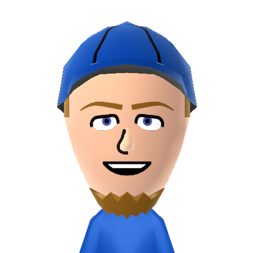 1ofWiisdom Mii character: A Mii from Jackson's WSR Mod, a mod for Wii Sports Resort.