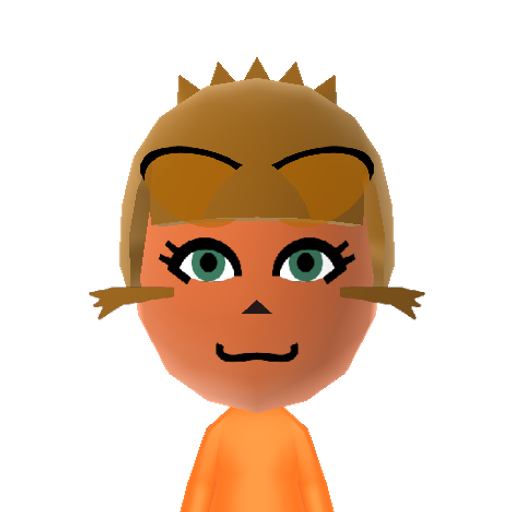 Sandstorm Mii character: Firestar's mate from the "Warriors" novel series.
