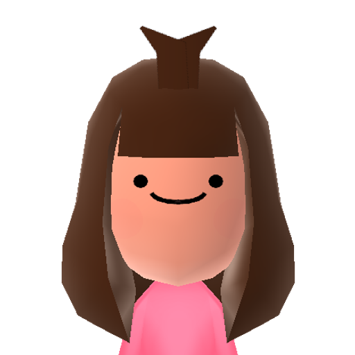 Bubblegum Mii character preview