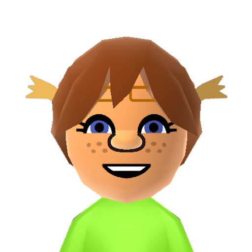 P. Fiona Mii character: The princess from the "Shrek" movies in her ogre form. Voiced by Cameron Diaz.