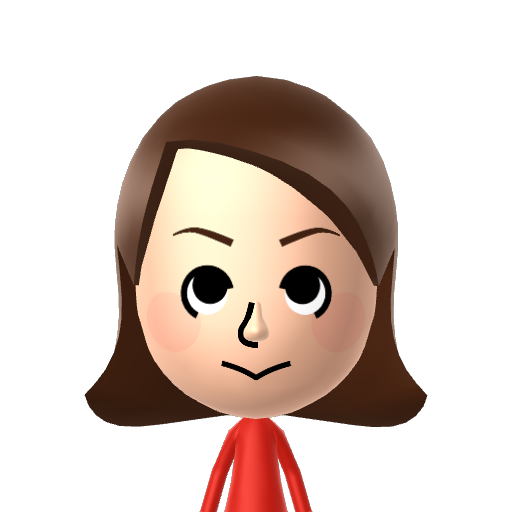 あつこ Mii character: A Mii from Jinsei Game Wii