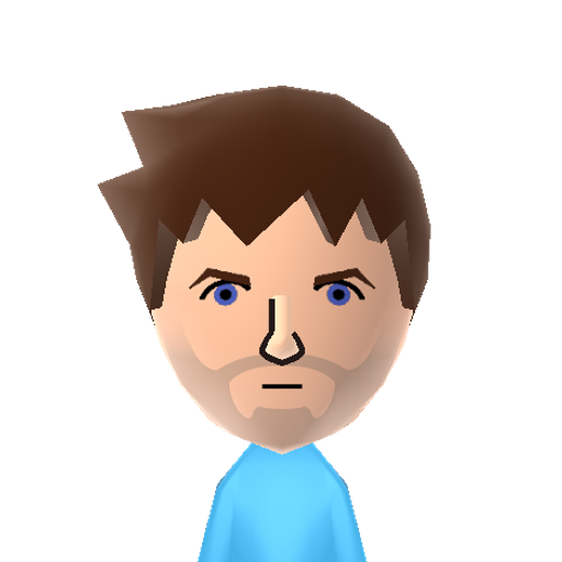 Castiel Mii character: From the CW Network's series "Supernatural". Slightly oblivious, highly powerful, extremely stubborn angel Castiel (half brother to Jesus Christ) who is currently using Jimmy Novak as a vessel. Likes red meat. Played by Misha Collins.