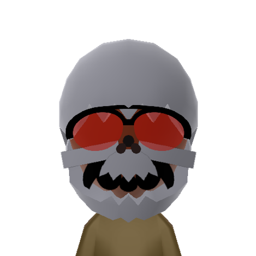 Terminator Mii character: This is a Mii uploaded for the 3DS version and distributed by Mii Central for both the 3DS and Switch versions of Miitopia.