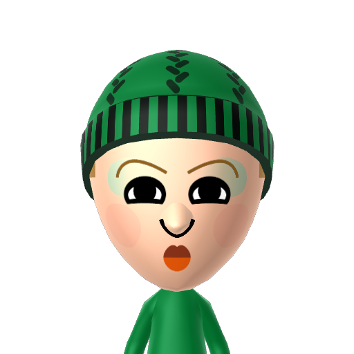 꺼꺽꺾껀껄껌껍껏껐껑 Mii character: This is a Mii for testing Mii nicknames.
