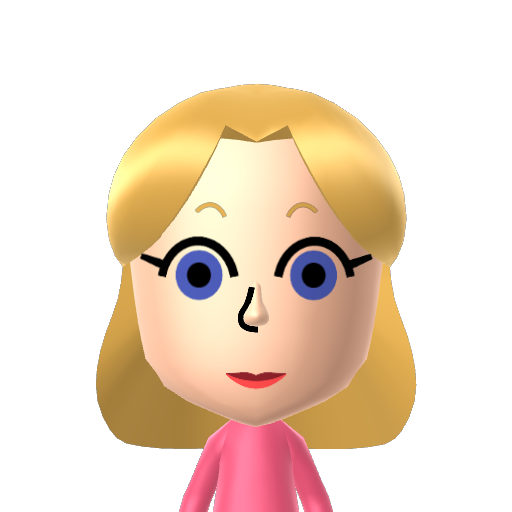 Peach Mii character preview