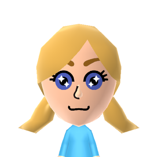 Bubbles Mii character preview