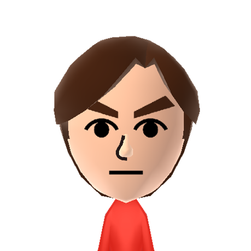 drew Mii character: NNID: mrDrewxx