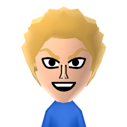 Jack Levin Mii character: The F-Zero pilot of the Astro Robin.