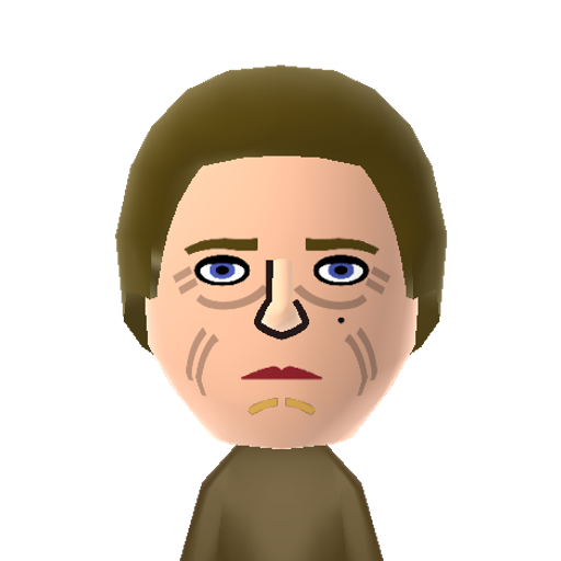 Walken Mii character: American actor known for his roles in "The Deer Hunter", "Pulp Fiction", and "Catch Me If You Can".