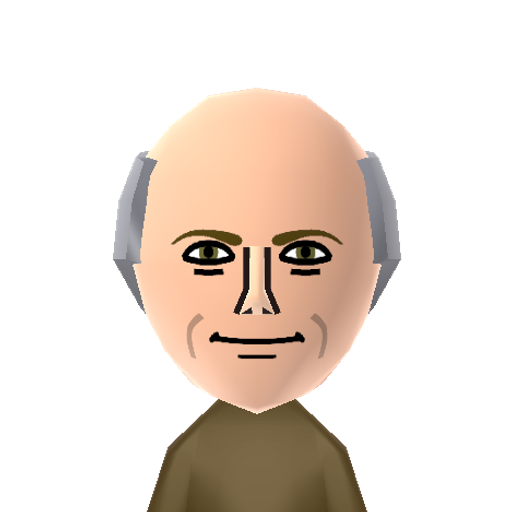 Tom Mii character: A radio co-host of The Bob and Tom Show, a syndicated US radio program based in in Indianapolis, Indiana.